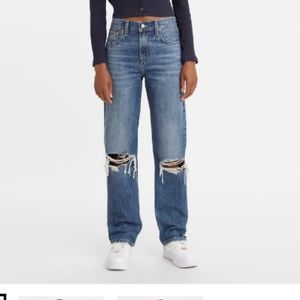Levis low pro straight jeans